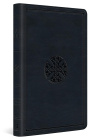 ESV Premium Gift Bible  - TruTone, Navy, Mosaic Cross Design